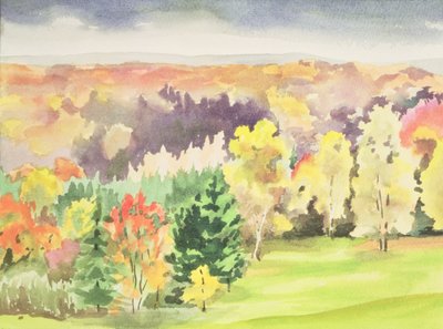 No.64 Autumn, Beaufays, Lutych, Belgie (wc) od Izabella Godlewska de Aranda