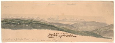 Od Koldekind ligeop z Lundene v údolí Norde Oure ve Valdres v Norsku od Johan Christian Dahl