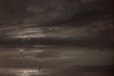 Měsíční svit nad mořem od Johan Christian Dahl