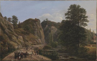 Plauenscher Grund u Drážďan od Johan Christian Dahl