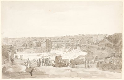 Vyhlídka na Kongsberg od Johan Christian Dahl