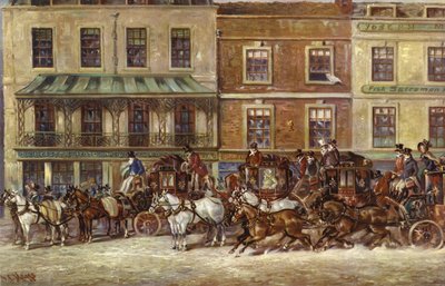 Gloucester Coffee House, Piccadilly od J.C. Maggs
