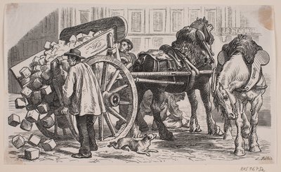 Workcart v Paříži od J.C. Nielsen