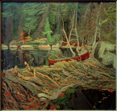 Bobří přehrada od J.E.H. MacDonald