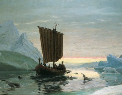 Erik Röde objevuje Grónsko, 1875 od J.E. Carl Rasmussen