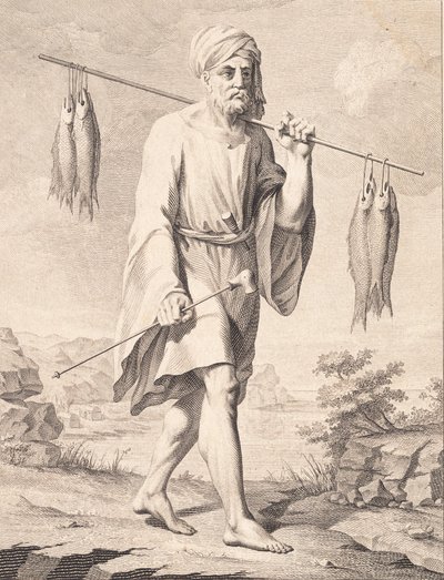 Arabský rybář od J.F. Clemens