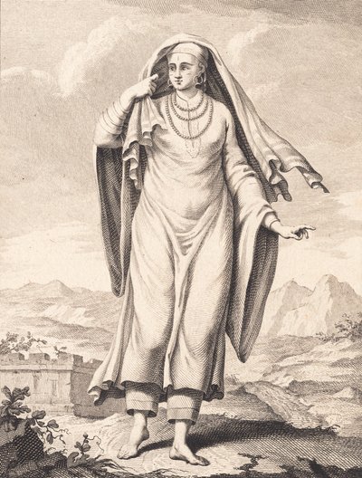 Stojící Arabka od J.F. Clemens