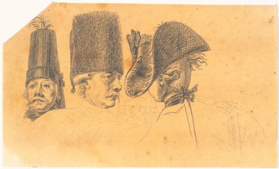 Příprava na tři hlavy na hokejku: Frederik Veliký jede domů po revue v Postupimi od J.F. Clemens