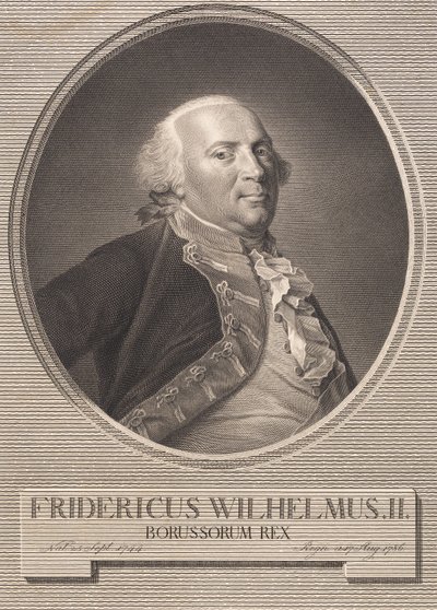 Friedrich Wilhelm II od J.F. Clemens