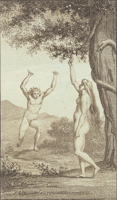 Ilustrace k Ewaldovu "Adam a Eva". III od J.F. Clemens