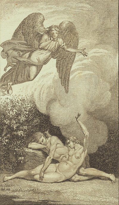 Ilustrace k Ewaldovu "Adam a Eva". V od J.F. Clemens
