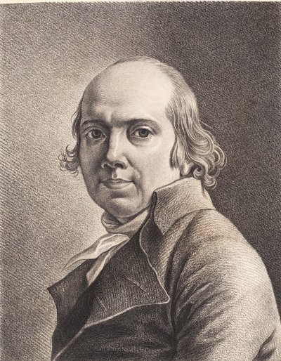 Jens Juels nakreslil autoportrét od J.F. Clemens