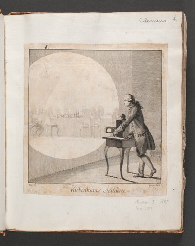 "Kiøbenhavns Skilderie". Ne. 6 od J.F. Clemens