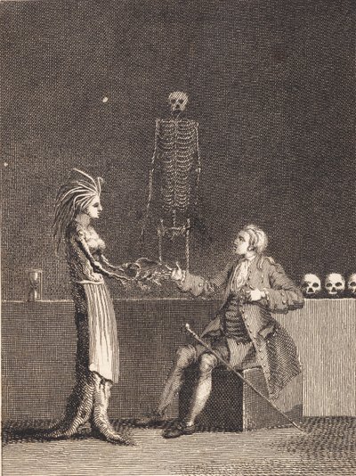 Niels Klim v anatomické komoře od J.F. Clemens