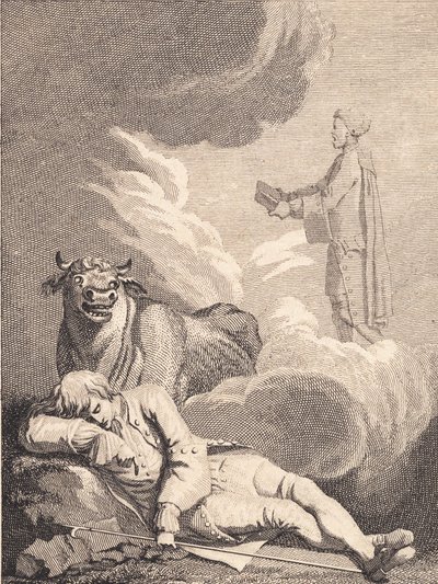 Niels Klim si myslí, že slyší úředníka ve Fane Kirke. V od J.F. Clemens