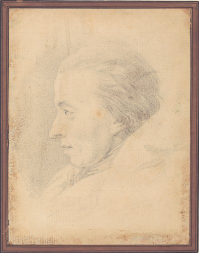 Portrét básníka Johannese Ewalda (1743-81) od J.F. Clemens