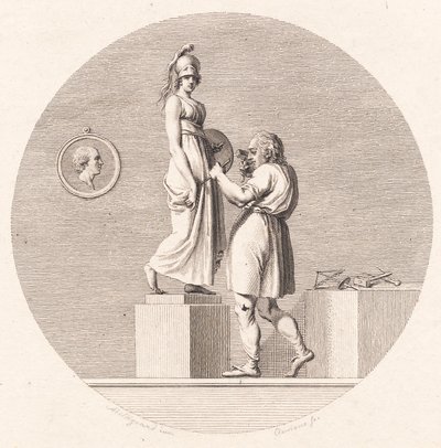 Sergel pracuje ve svém ateliéru od J.F. Clemens