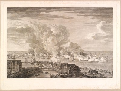 Bitva o Reden dne 2. dubna 1801 od J.F. Clemens