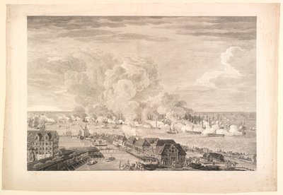 Bitva o Reden dne 2. dubna 1801 od J.F. Clemens