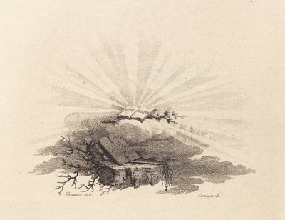 Titulní viněta pro C. Bastholma: "Duchovní řeči", 1779 od J.F. Clemens
