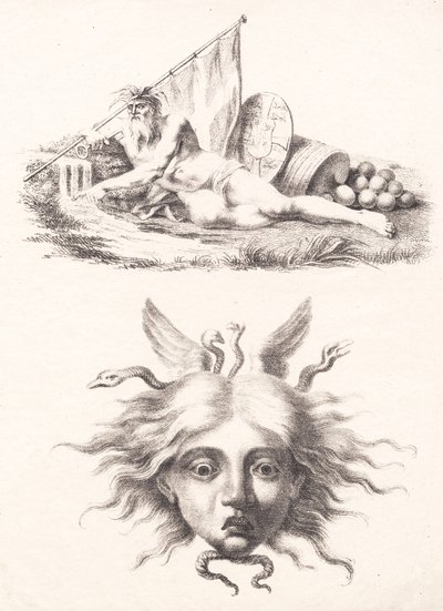 Øresund. Hlava medúzy od J.F. Clemens