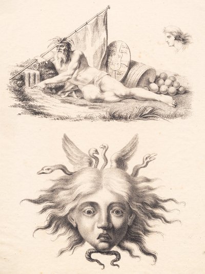 Øresund. Hlava medúzy od J.F. Clemens