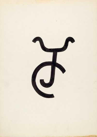 Cattle Brand, c. 1936. od J.Henry Marley