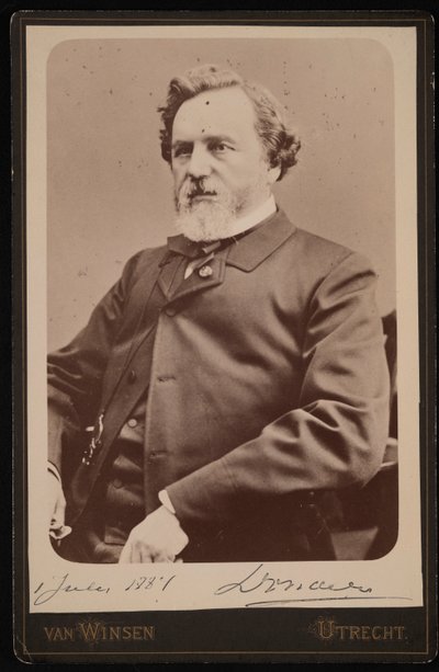 Portrét Franciscus Cornelius Donders 1818-1889, 1. července 1884. od JJA Van Winsen