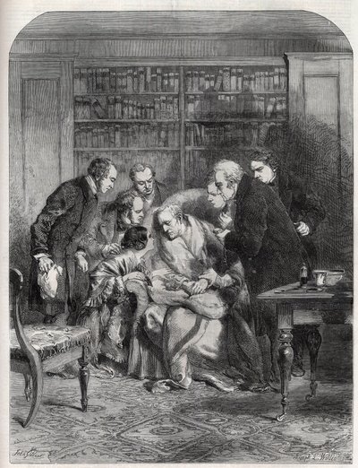 Poslední okamžiky vévody z Wellingtonu (Arthur Wellesley od J.L. (after) Williams
