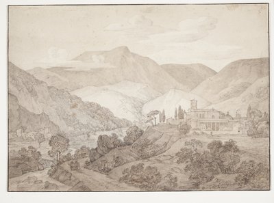 Cappucinerkloster ve Spoletu od J.L. Lund