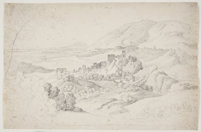 Olevano Romano. Sabinerbjergene od J.L. Lund