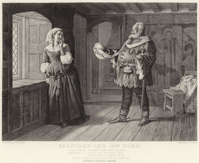 Falstaff a paní Fordová, Veselé paničky z Windsoru, dějství III, scéna III od J.M.L. Ralston