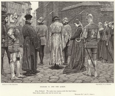 Richard II a královna, Richard II, dějství V, scéna I od J.M.L. Ralston