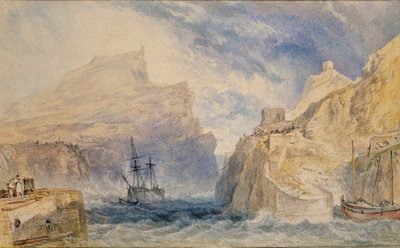 Boscastle, Cornwall, c1824 od Joseph Mallord William Turner