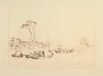 Inverary Castle and Town, Skotsko Liber Studiorum, část XIII, 1816. od Joseph Mallord William Turner