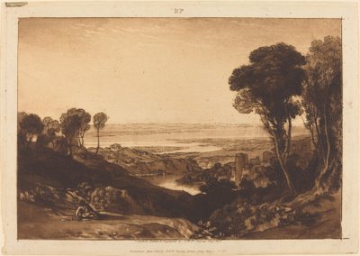 Junction of Severn and Wye, publikoval 1811. od Joseph Mallord William Turner