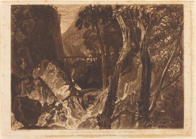Mill near the Grand Chartreuse, publikoval 1816. od Joseph Mallord William Turner