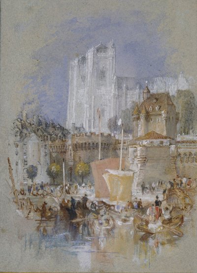 Nantes, 1826-1830 od Joseph Mallord William Turner