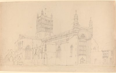 opatství Tewkesbury. od Joseph Mallord William Turner