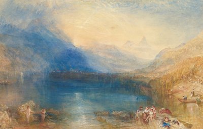 Jezero Zug, 1843. od Joseph Mallord William Turner
