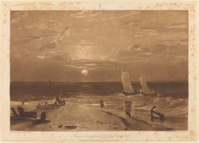 The Mildmay Sea-Piece, publikoval 1812. od Joseph Mallord William Turner
