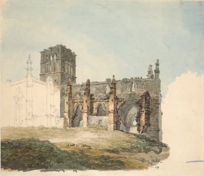 The Ruined Abbey at Haddington, c1794 od Joseph Mallord William Turner