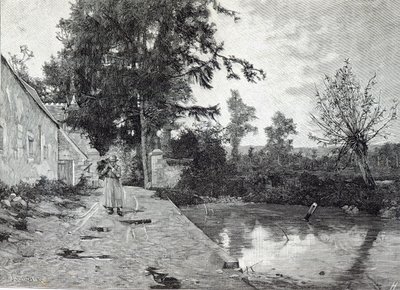 Po dešti, z Hodiny volného času, 1888 od J.M. Barnsley