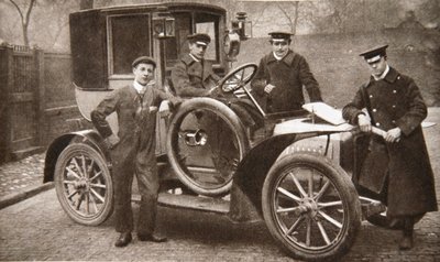 První taxi v Liverpoolu, Merseyside, 1906 od JP Wood