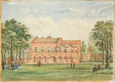 Old Forth House, Newcastle (barva těla, tužka a wc na palubě) od J.R. Dewar