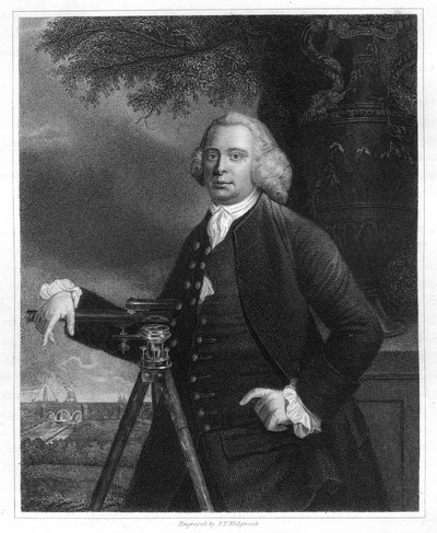 James Brindley, anglický stavební inženýr a stavitel kanálů z 18. století, 1836 od JT Wedgwood
