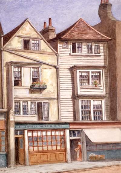 Clerkenwell Coffee House, Clerkenwell Green, Finsbury, Londýn, 1871 od JT Wilson