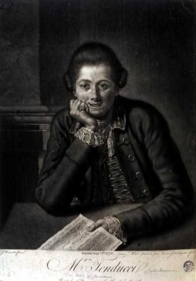 Pan Tenducci, rytý John Finlayson (1730-76) od J. (after) Bruscett