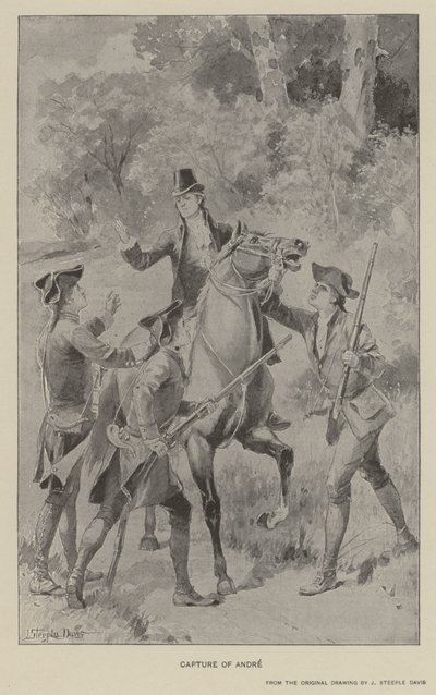 Zajetí Andrého (litho) od J. (after) Steeple Davis