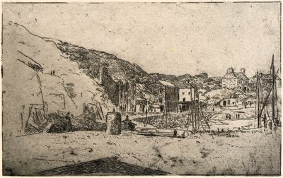 Přístav - ostrov Man od J. Alden Weir
